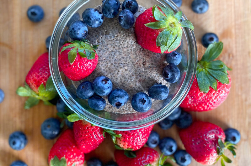 Berry Fresh Chia Seed Pudding