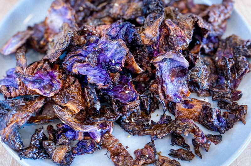Air Fryer Cabbage Chips