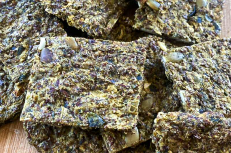 Zero-Waste Juice Pulp Crackers