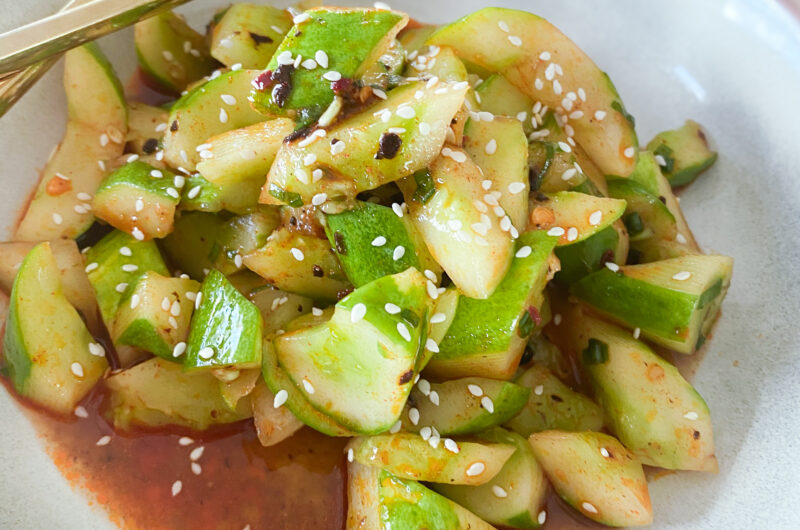 Too-Good-To-Be-A-Vegetable Smashed Cucumber Salad